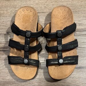 Vionic Women’s Amber Slides Black Size 6.5